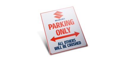 SUZUKI PARKING PLATE