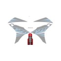 GRAY/RED SUZUKI DECALS SET