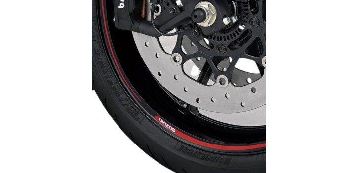 ADHESIVO LLANTA 17" ROJO/NEGRO ADHESIVO LLANTA 17" ROJO/NEGRO